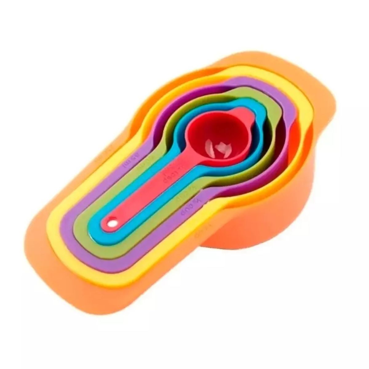 GENERICO - 6 Cucharas Medidoras Cocina Repostería Medida Tazas Hogar