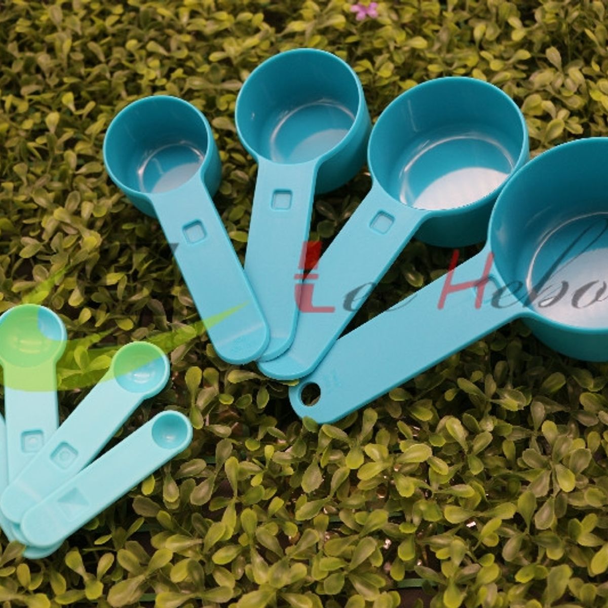 GENERICO - 8 Cucharas Medidoras Cocina Repostería Medida Tazas Hogar