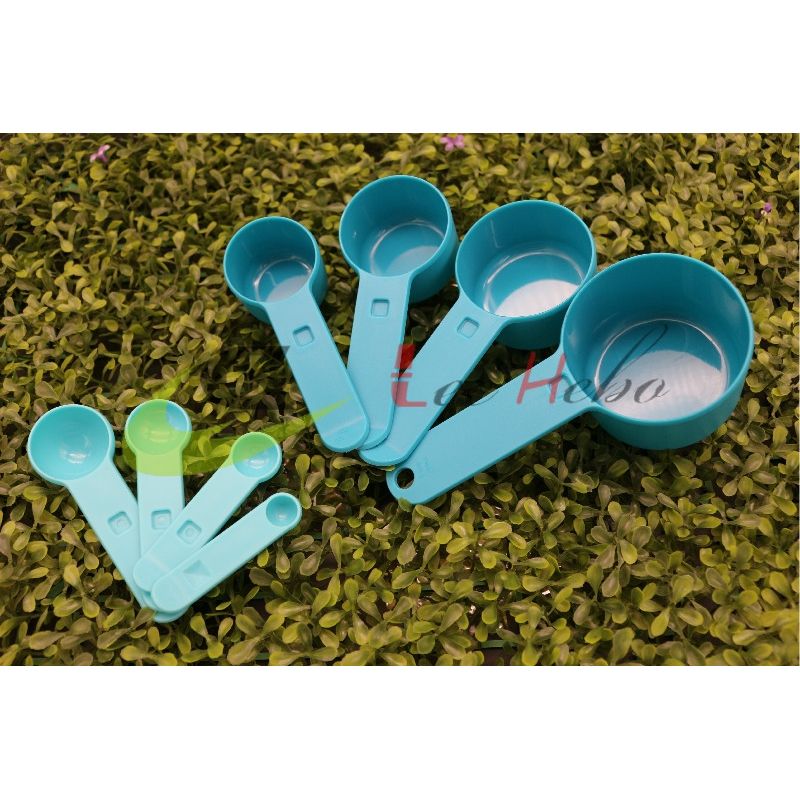 GENERICO - 8 Cucharas Medidoras Cocina Repostería Medida Tazas Hogar