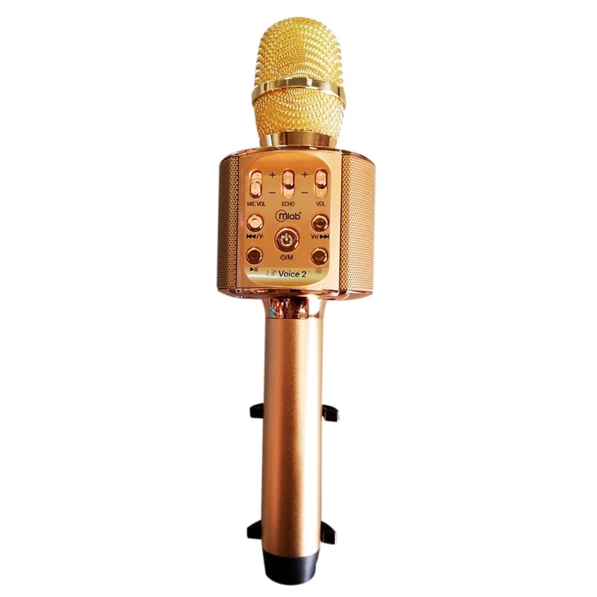 MLAB - Micrófono Karaoke Mlab Voice 2 Led Soporte Metal 8912 MLAB