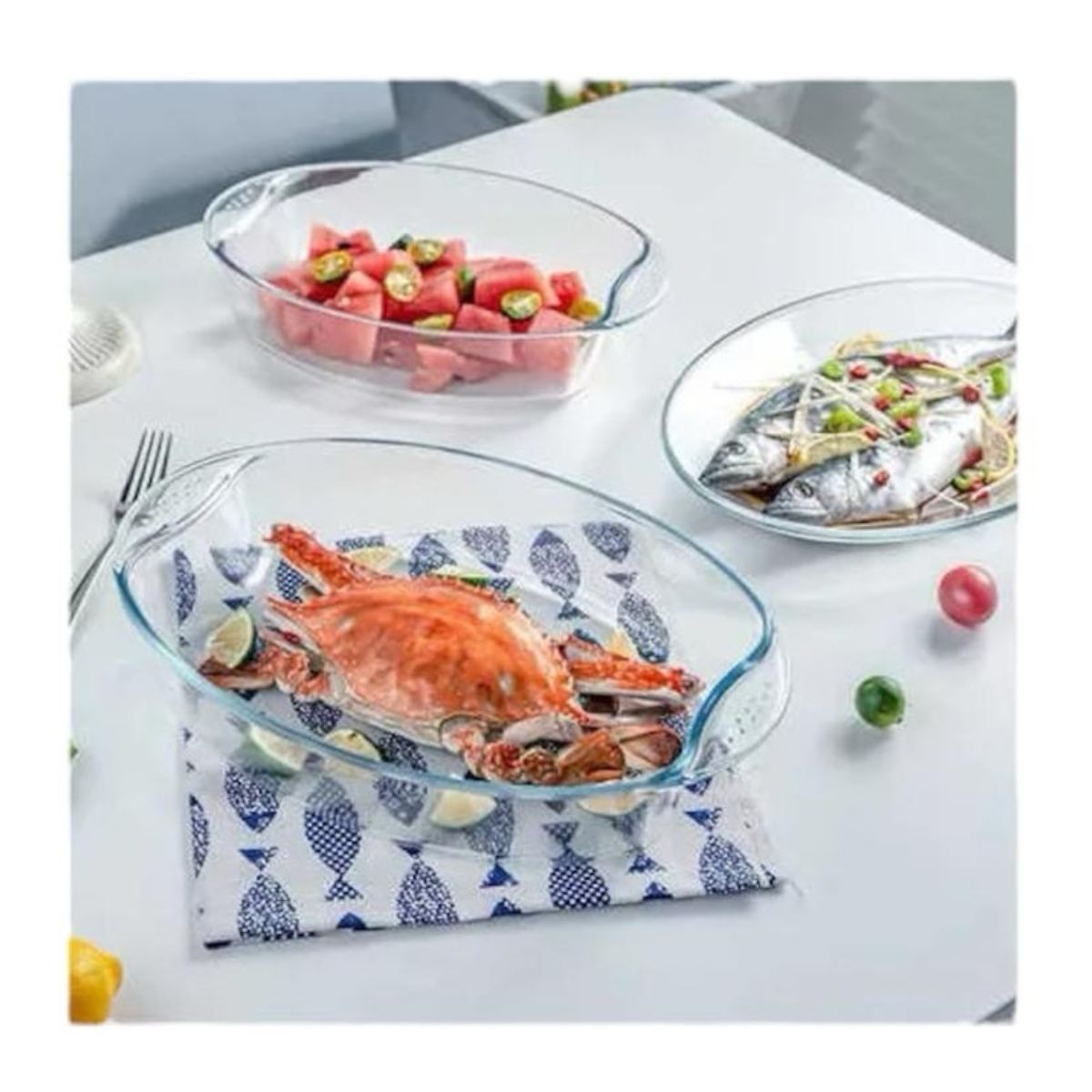 OEM - Fuente Refractaria Ovalada 1800ml