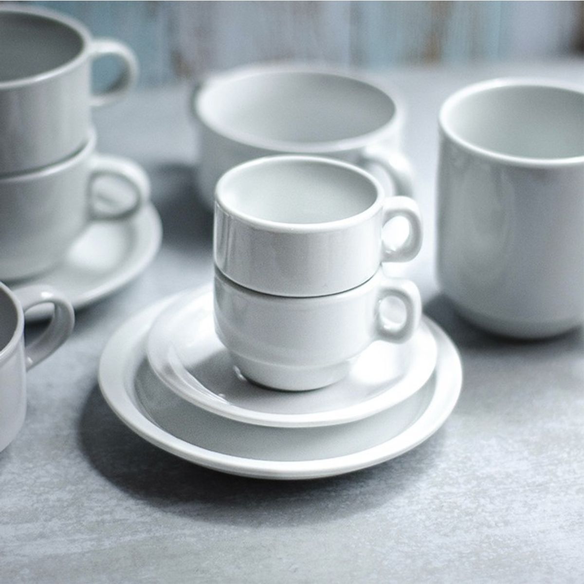 IMAHE - Set de cubiertos Pack 12 cucharas de postre línea alfa IMAHE