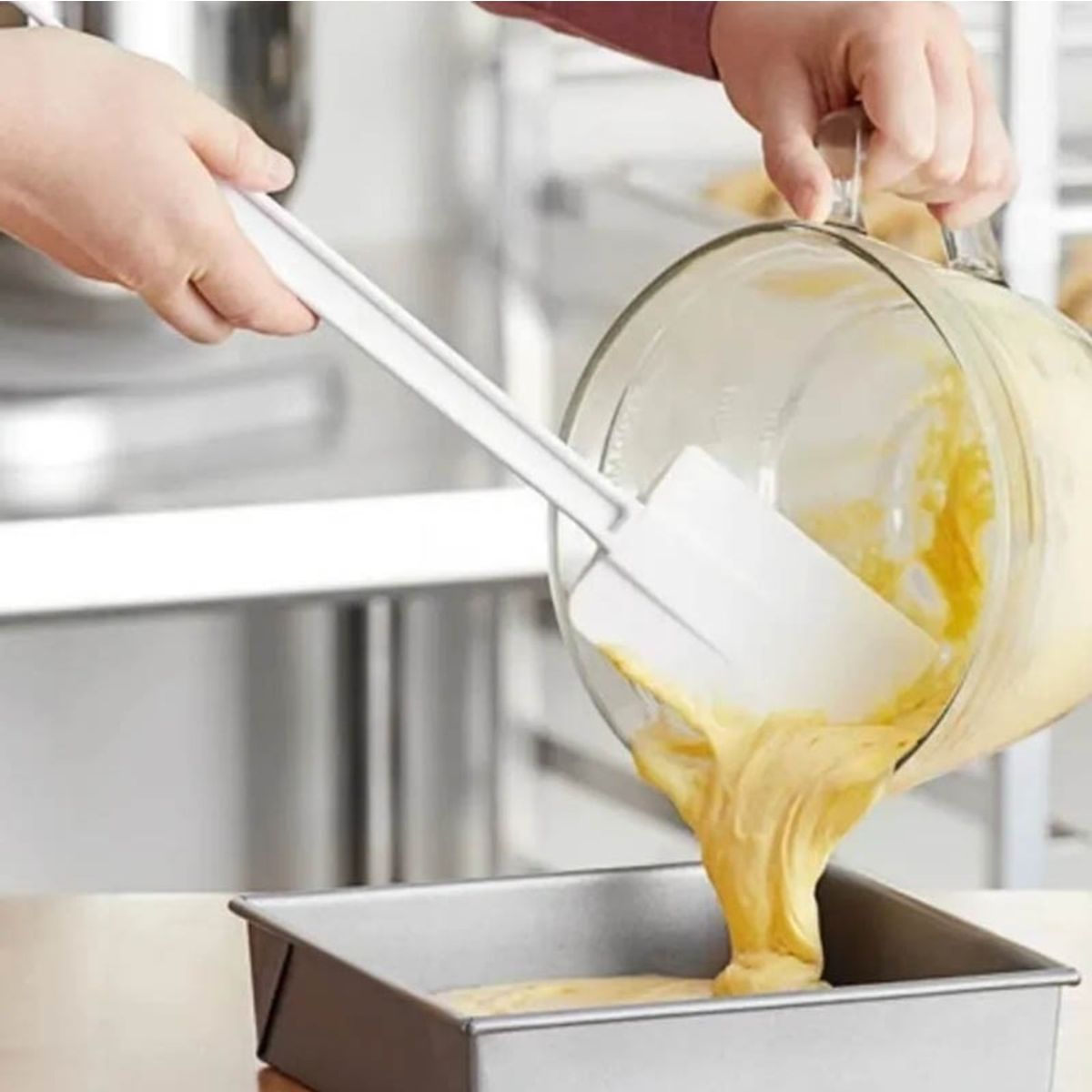 IMAHE - Raspador Silicona Blanco De 41.5Cm IMAHE