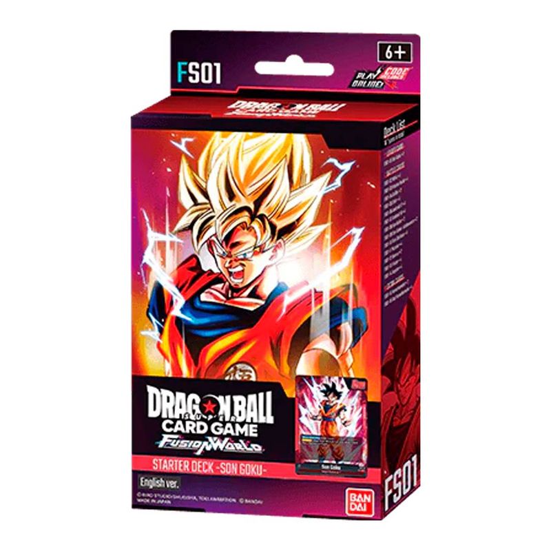 BANDAI - Dragon Ball Super Fusion World: FS01 Starter Son Goku.-