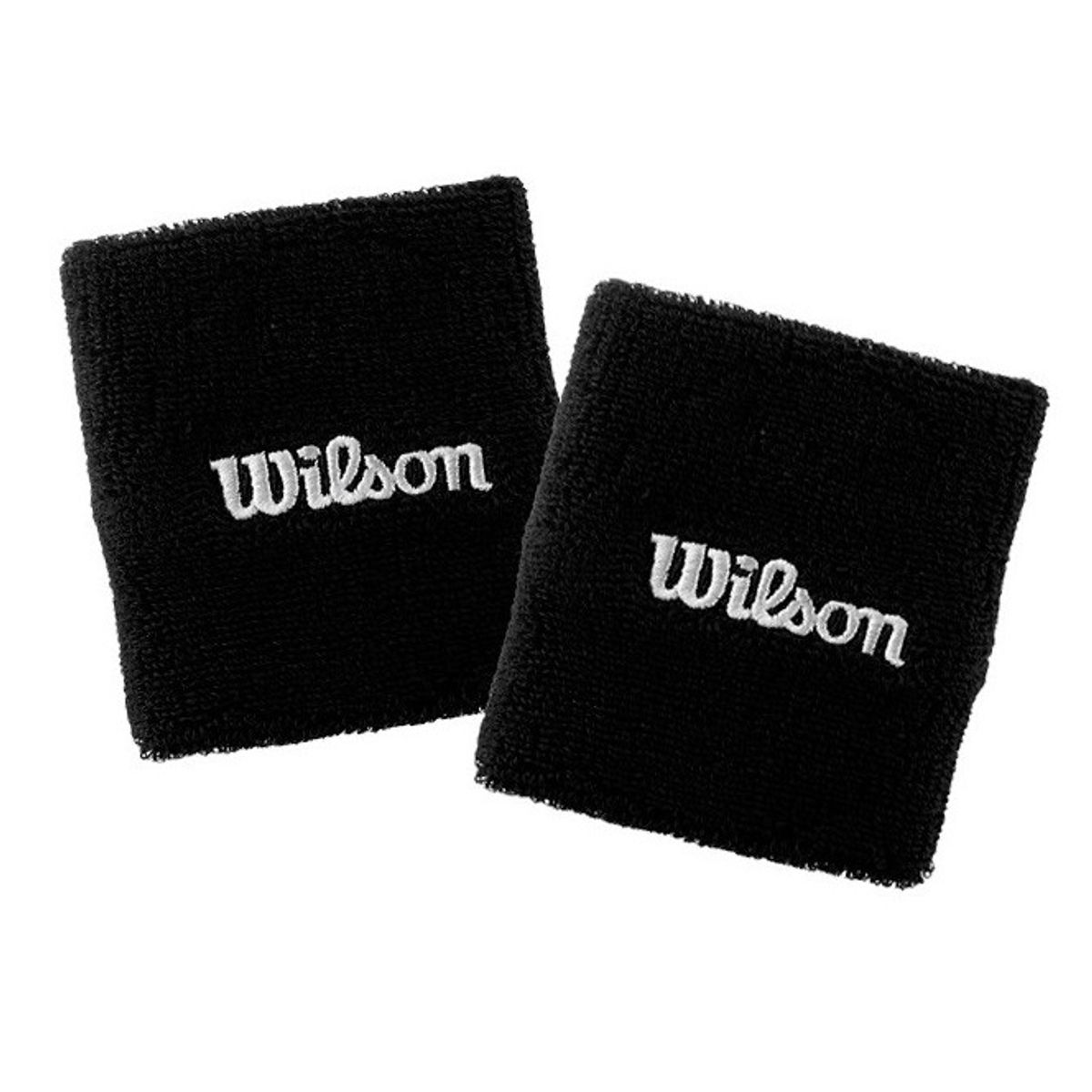WILSON - Muñequera Wilson Larga Negra X2 Tenis Padel