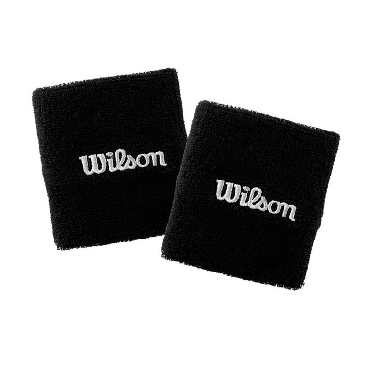 WILSON - Muñequera Wilson Larga Negra X2 Tenis Padel