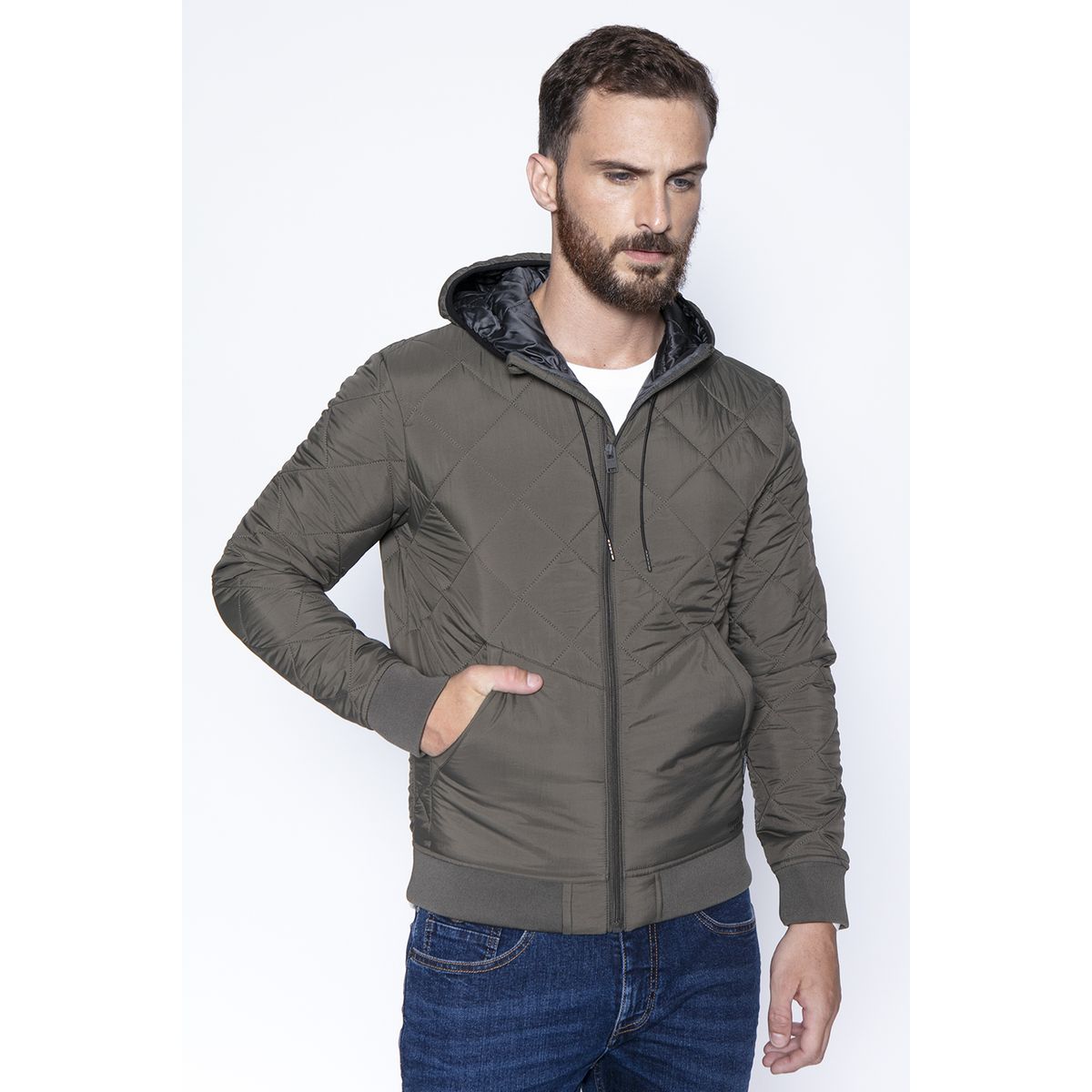 FEROUCH - Chaqueta Quilt Memphis Fj Verde Ferouch