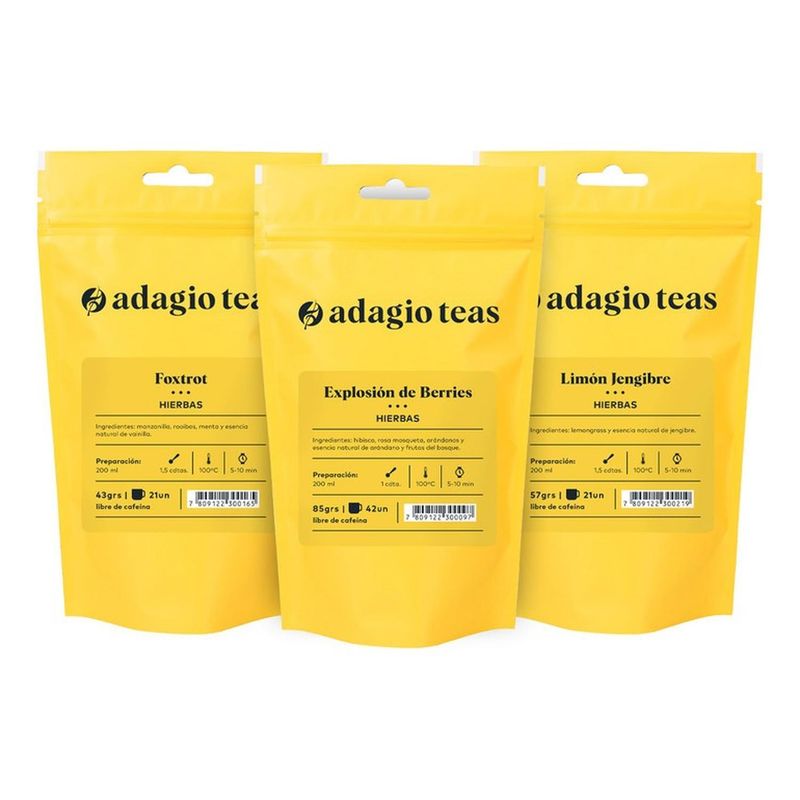 ADAGIO TEAS - Caja Redonda 30 Teabags Hierbas