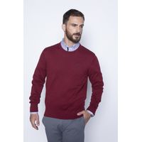 Sweater Round Neck Paris Rojo