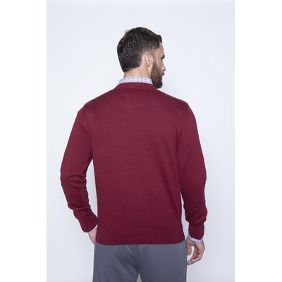 Imagen 2 del producto Sweater Round Neck Paris Rojo