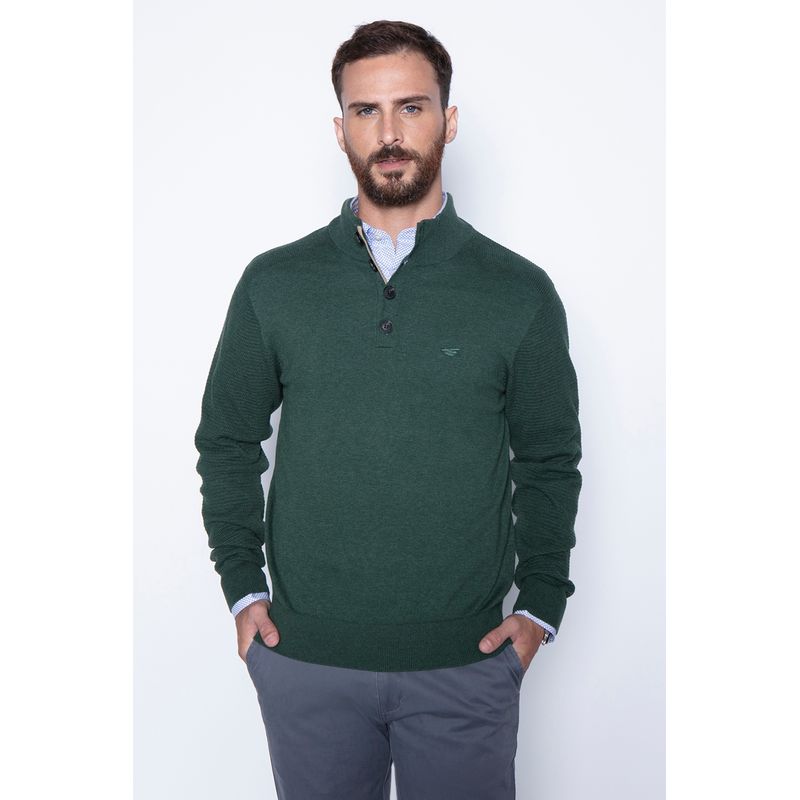 FEROUCH - Sweater Bristol Smart Casual L/S Verde Ferouch