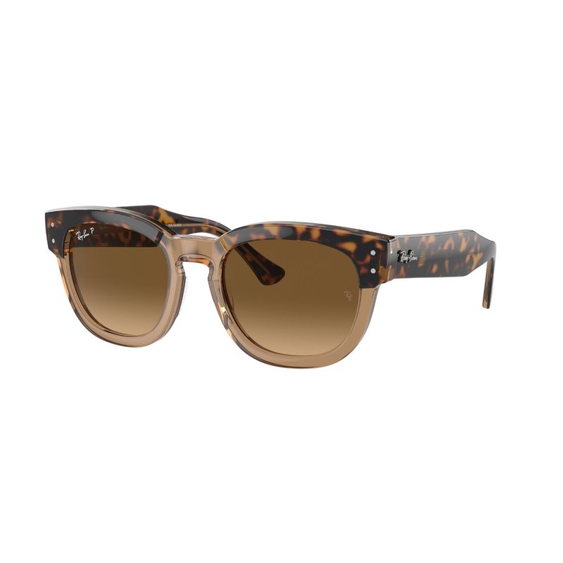 RAY BAN - Lentes de Sol Mega Hawkeye Havana & Marrón Transparente Polarizados Degradado Ray-Ban