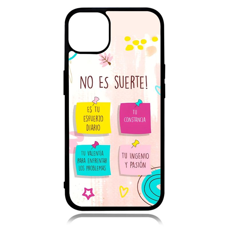 GENERICO - Carcasa Para IPHONE 13 Diseño Frases 3