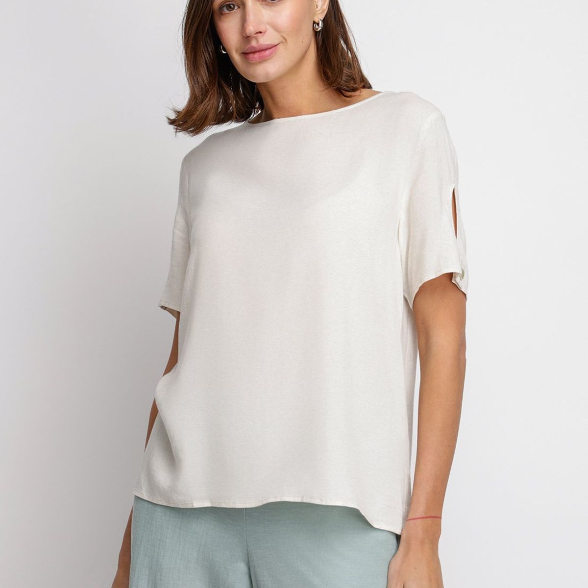 CANADIENNE - Blusa De Mujer Garza Arena