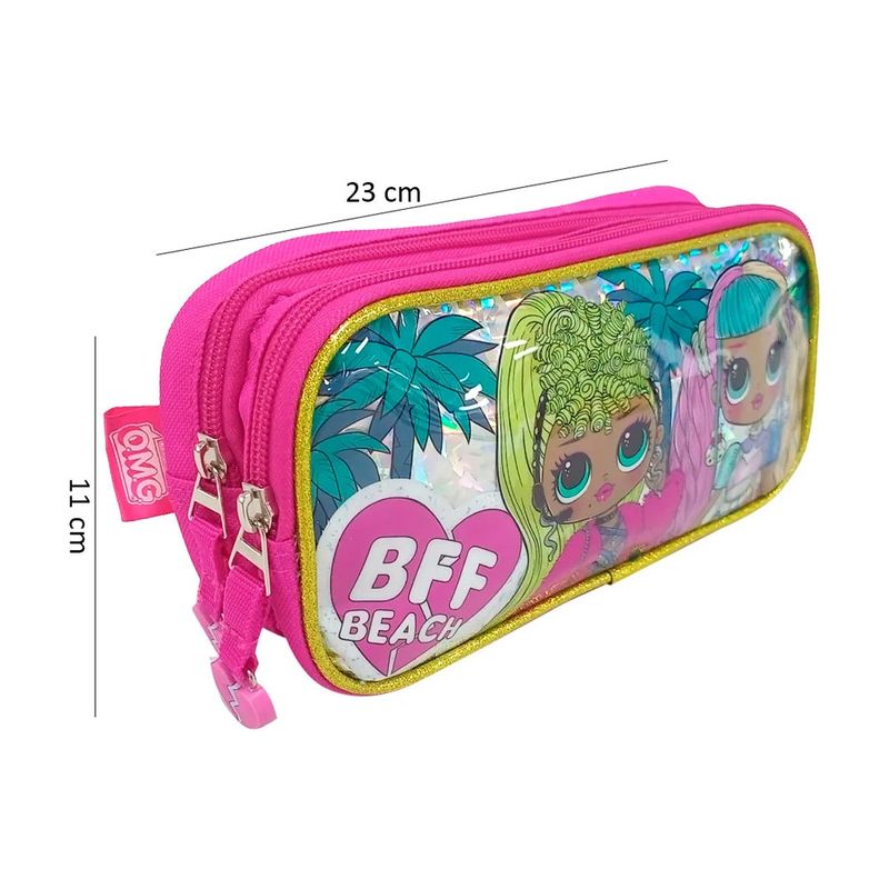 LOL SURPRISE - ESTUCHE LAPICES ORIGINAL OMG LOL SURPRISE ROSA OMG007-PC014A
