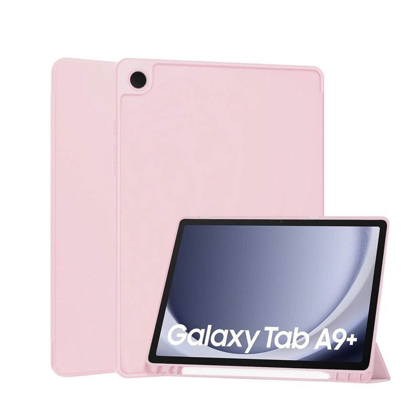 JOIGO - Funda Lamina Vidrio Para Tablet Samsung A9+ Plus Rosado