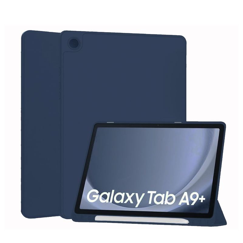 JOIGO - Funda Lamina Vidrio Para Tablet Galaxy Samsung A9+ Plus Azul.