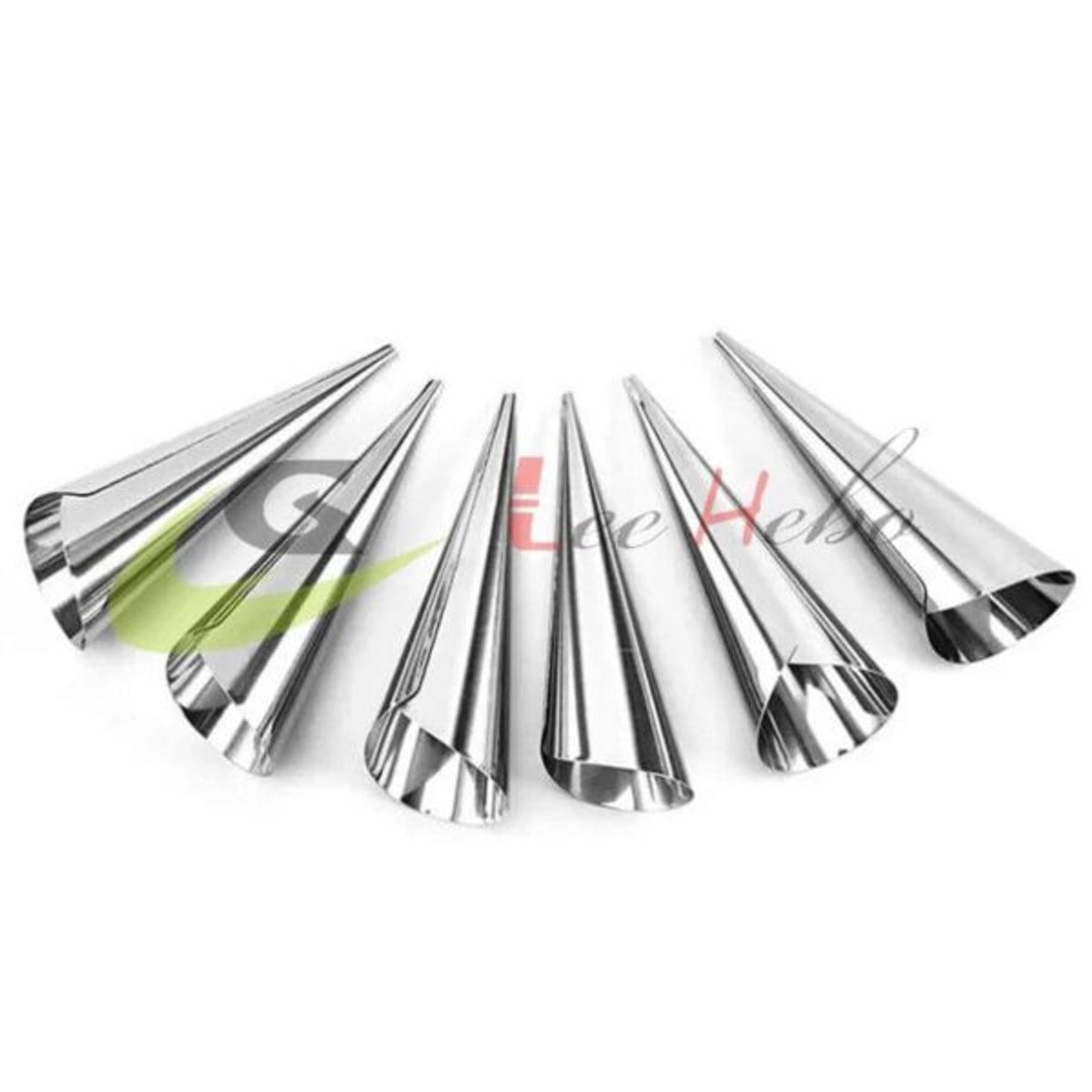 GENERICO - Molde Para Cachitos Cannoli 6 Piezas Reposteria