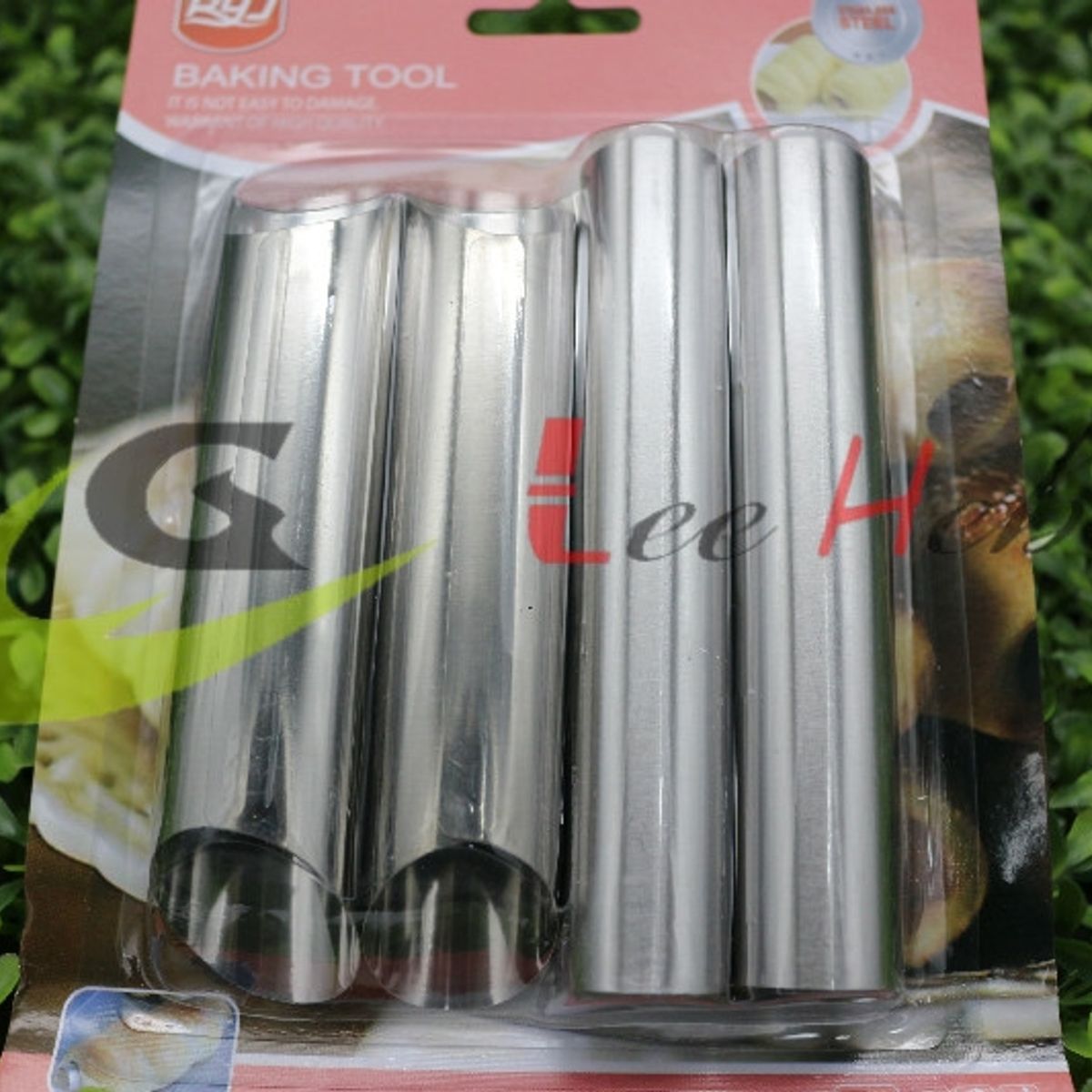 GENERICO - Molde Para Cachitos Cannoli 4 Piezas Reposteria