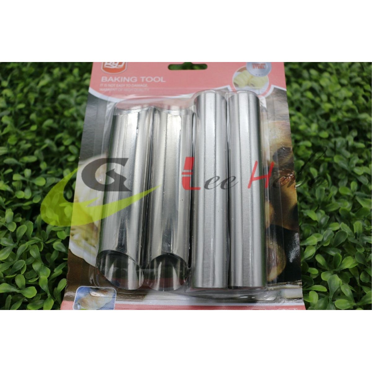 GENERICO - Molde Para Cachitos Cannoli 4 Piezas Reposteria