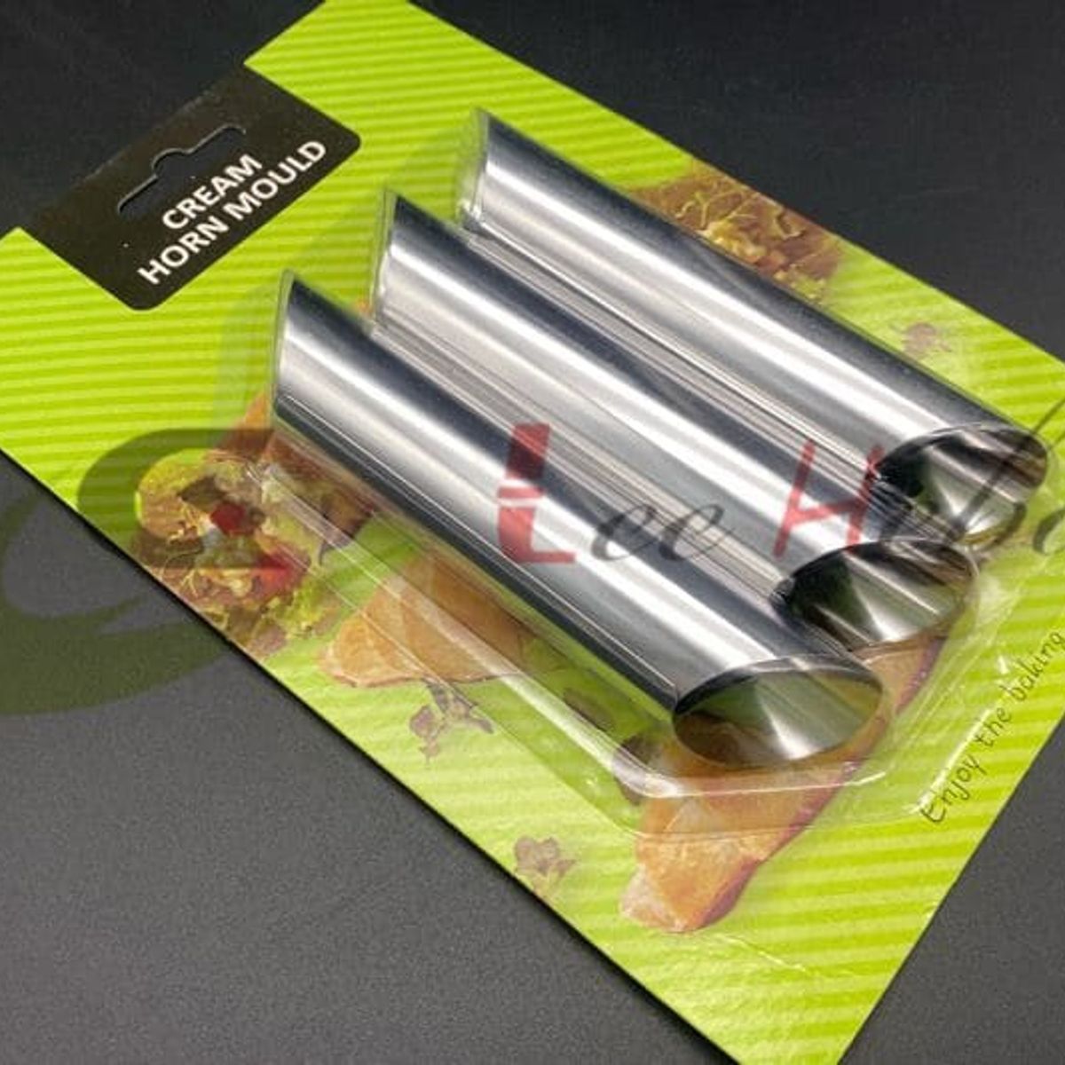 GENERICO - Molde Para Cachitos 3 Piezas Reposteria Cocina Cannoli.