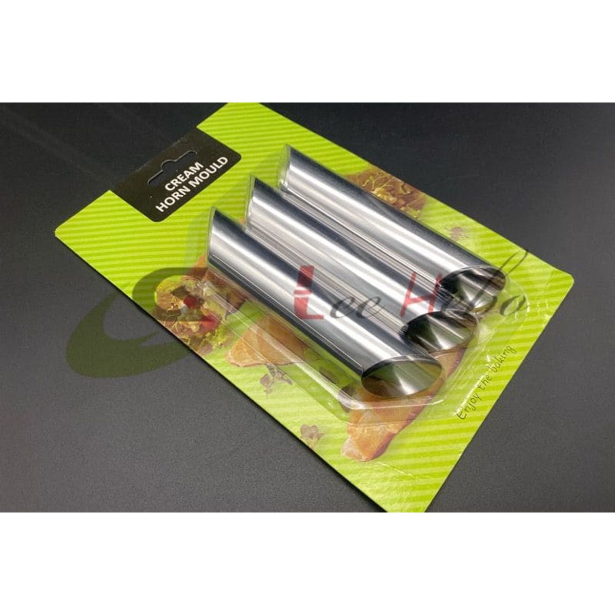 GENERICO - Molde Para Cachitos 3 Piezas Reposteria Cocina Cannoli.