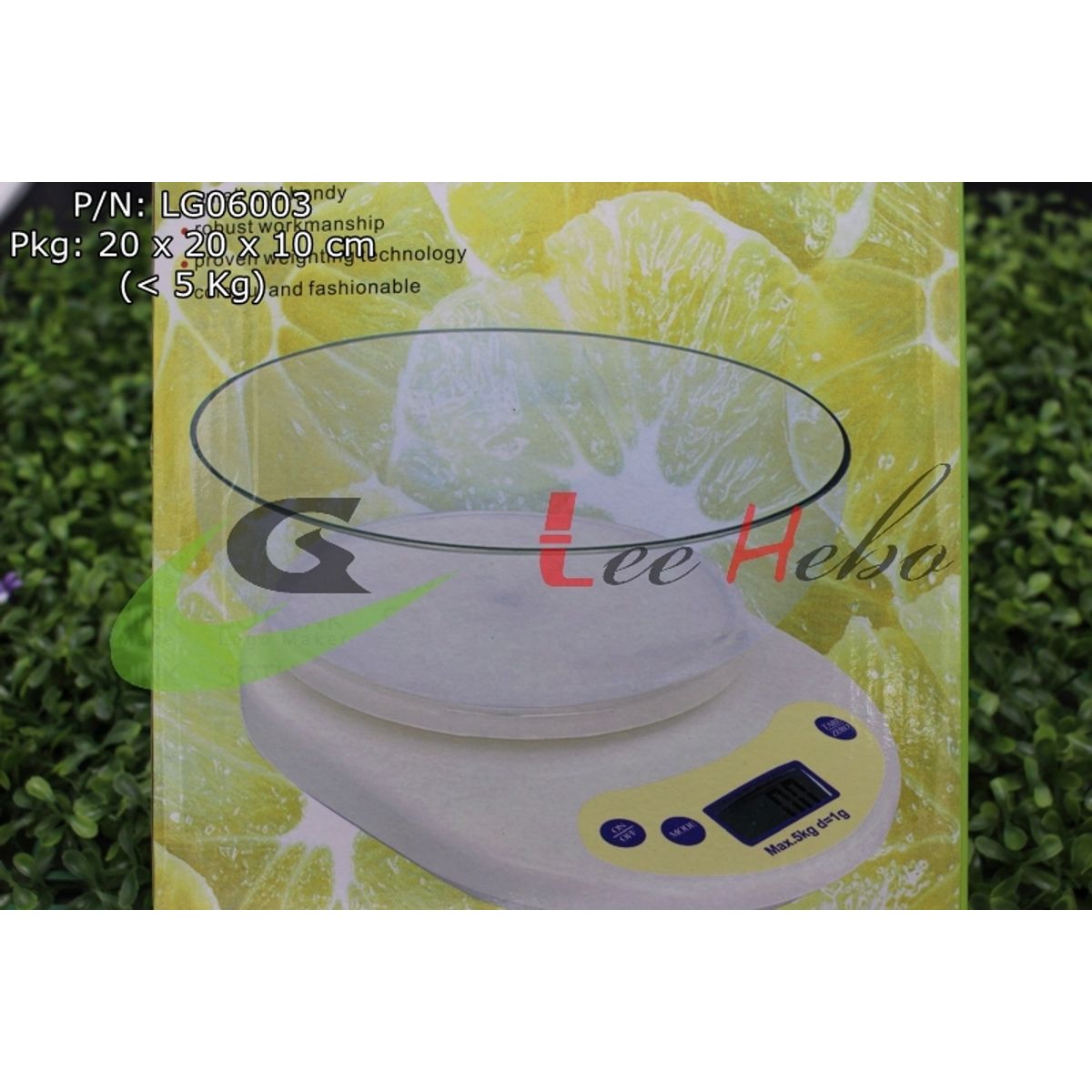 GENERICO - Pesa Gramera Digital Con Recipiente Ke-1 5Kg