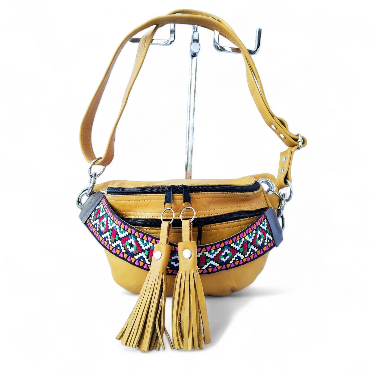 GENERICO - Fausta y guapa Banano de cuero mostaza