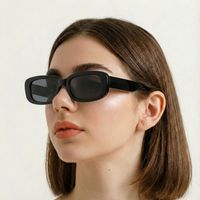 Gafas Lentes De Sol Retro Mustang Negro Mujer