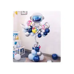 GENERICO - Traje De Globos Latex Colores Azul Blanco