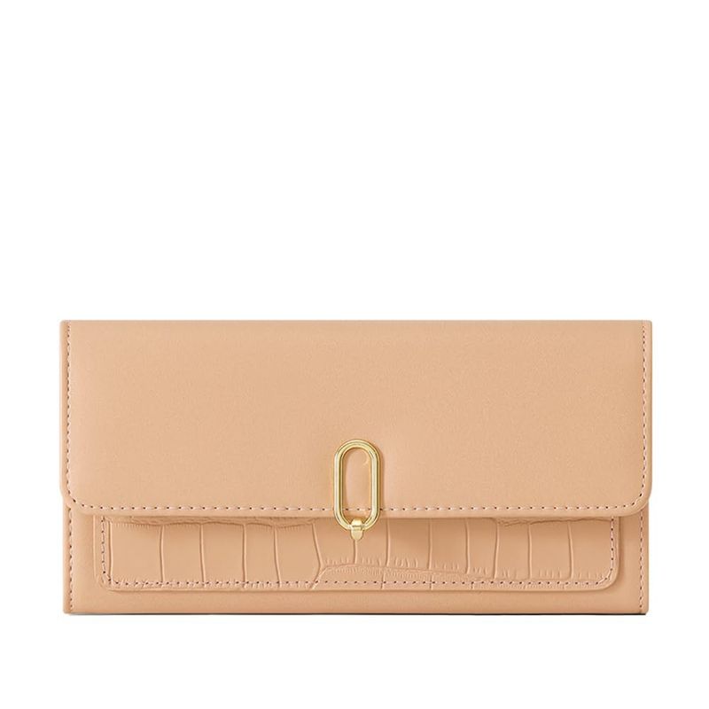 EVERSO - Cartera Larga De Cuero Para Mujer