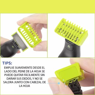 Imagen 2 del producto Peines Cuerpo Partes Intimas compatible con Philips Oneblade