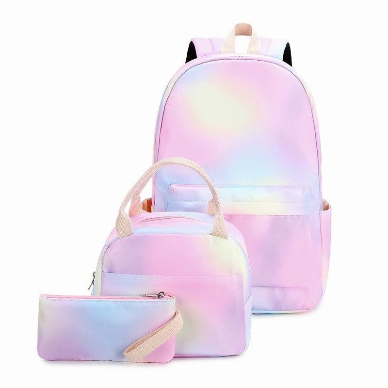 BLWOENS - Set Mochila + Lonchera + Estuche Galaxia