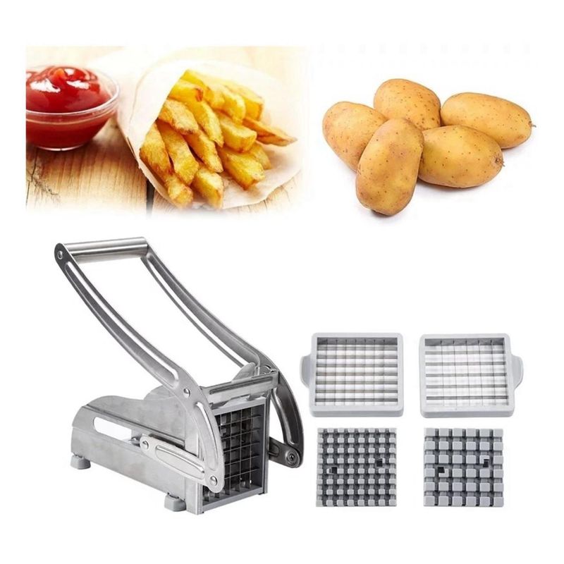 GENERICO - Picador De Papas Fritas Acero Inoxidable