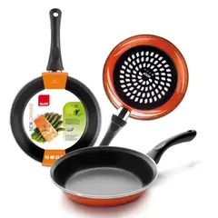 ROICHEN - Sartén en Aluminio Orange 22 cm Ibili