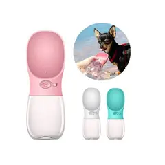 GENERICO - Bebedero Rosa Pet Agua Portátil Para Paseo De Mascota