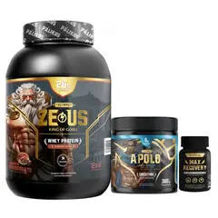 PALIKOS FITNESS - Proteina 100 Whey 2kg Creatina 300g Citrato de magnesio 600mg