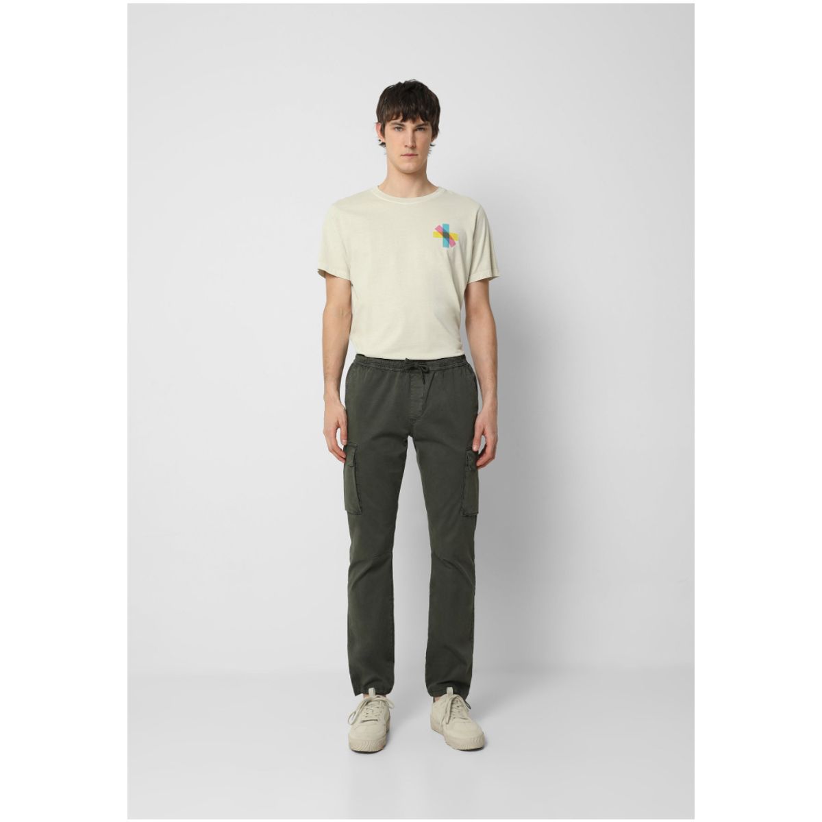 SCALPERS - Pantalón Cargo Jogger Khaki