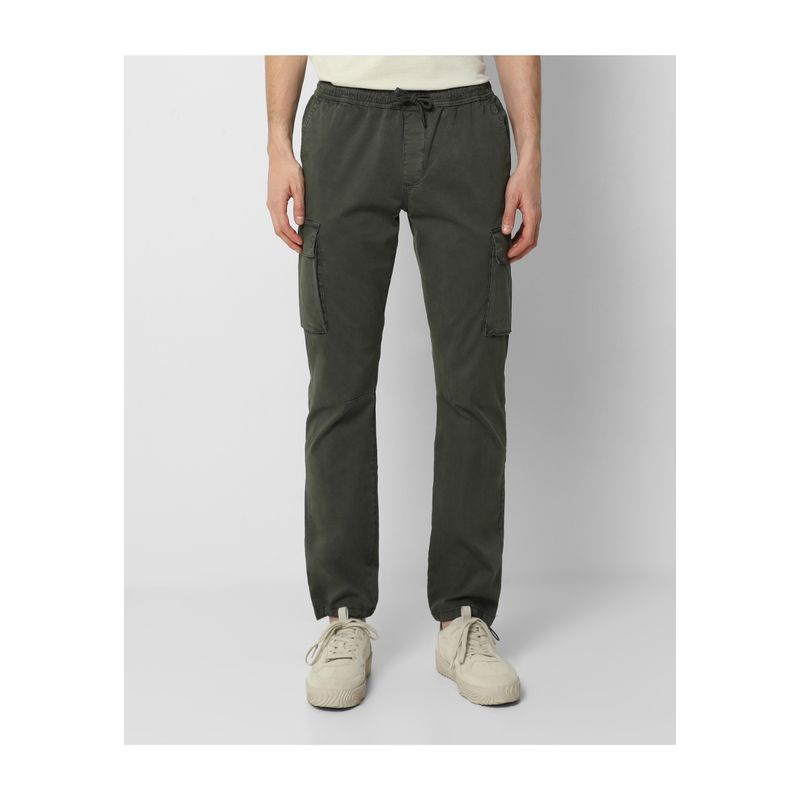 SCALPERS - Pantalón Cargo Jogger Khaki