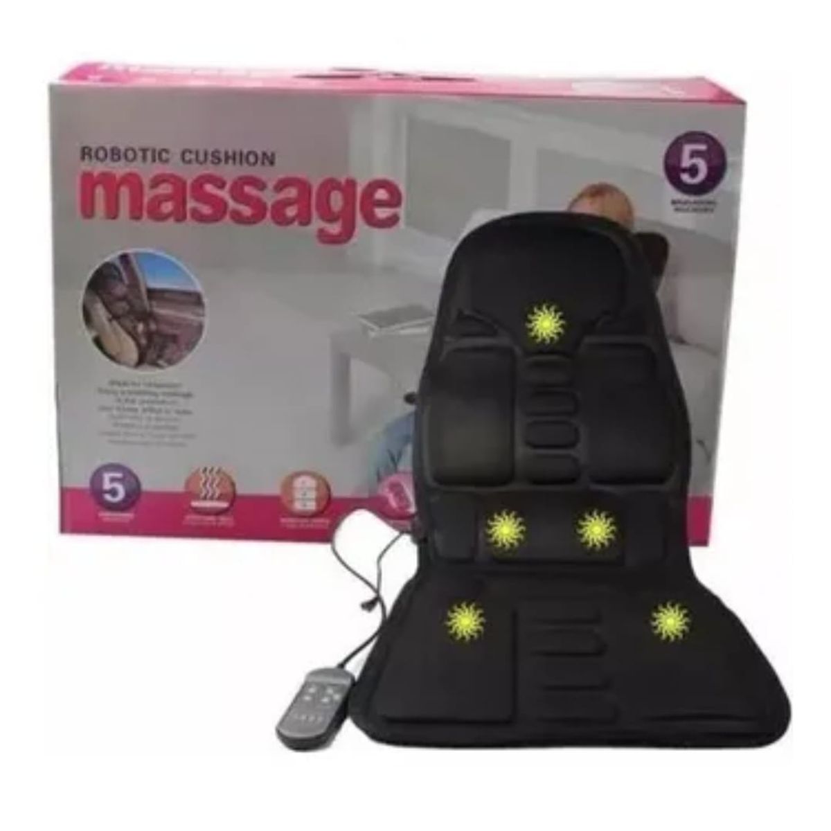 GENERICO - Asiento Masajeador Para Auto O Masaje En Casa