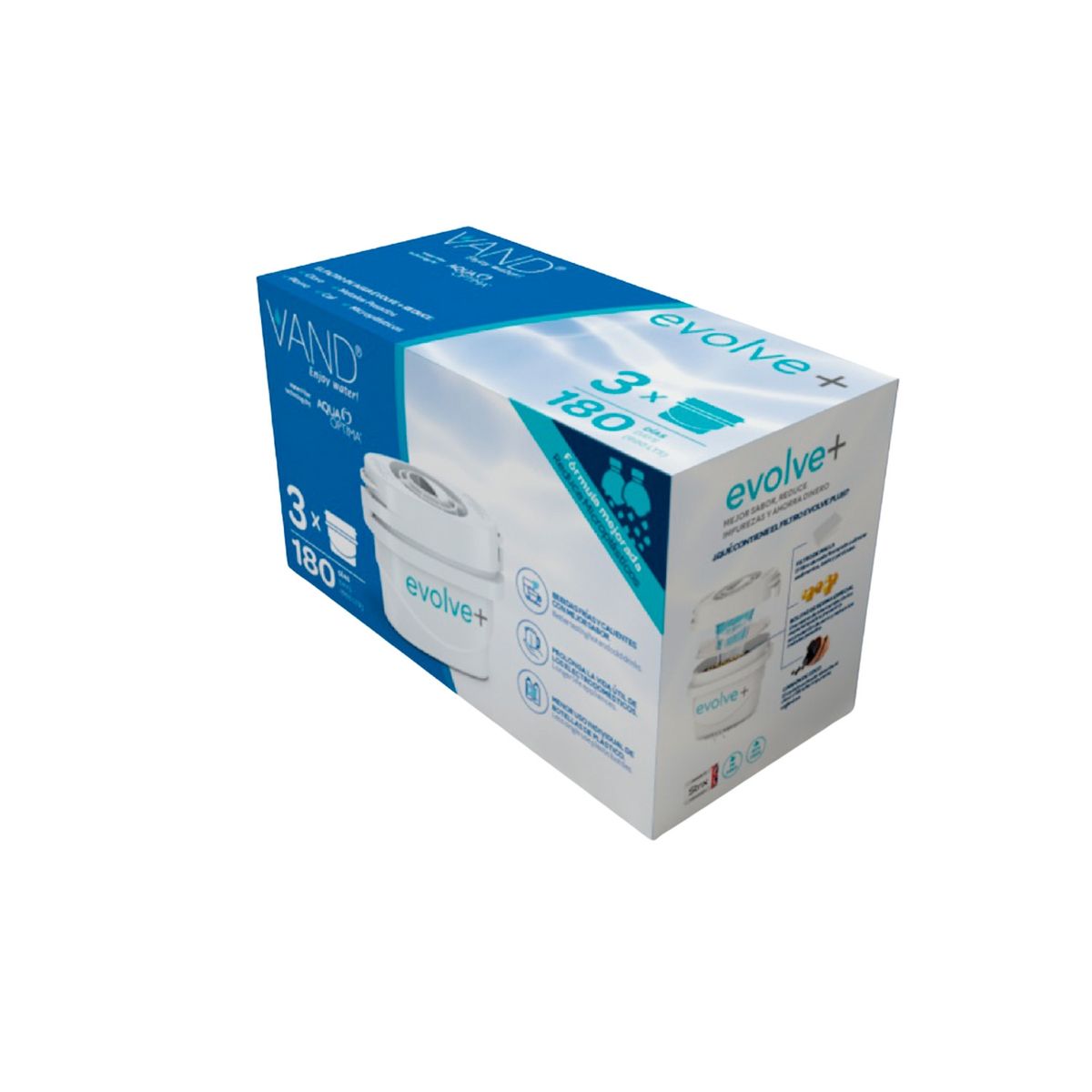 THORBEN - Filtro Purificador de Agua Thorben VAND Pack X3