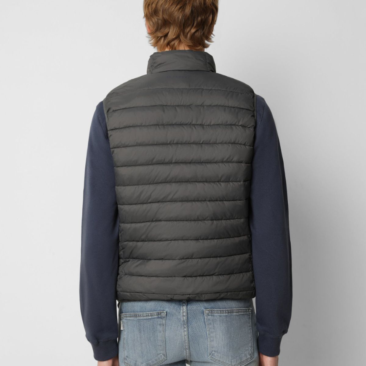 SCALPERS - Parka Sin Mangas Acolchada Calavera Grey