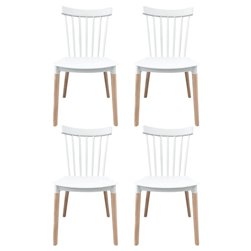 OH MI HOGAR - Pack 4 Sillas Windsor Blanco