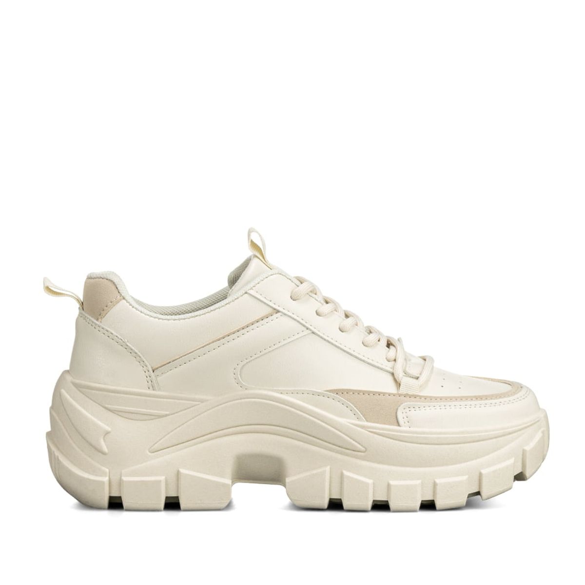 WEIDE - Zapatilla Beige Casual Mujer Weide WLT01