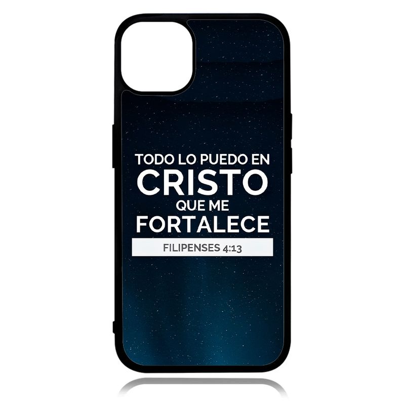 GENERICO - Carcasa Para IPHONE 13 PRO Diseño Frase Biblia 2