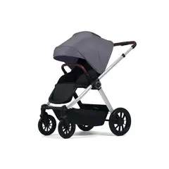 BABYMINE - Coche de bebé Asiento Reversible Gris