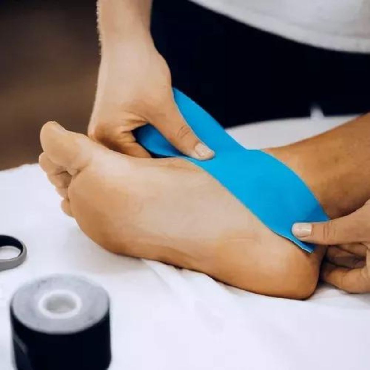 LOOK SHOP - Cinta Tape Neuromuscular Kinesiológica Vendaje 5cm X 5m Celeste
