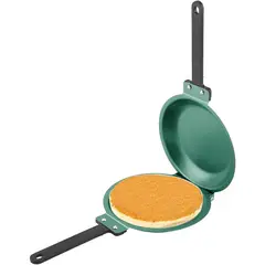 GENERICO - Sarten Panquequera Sarten Doble Para Pancakes Y Tortillas