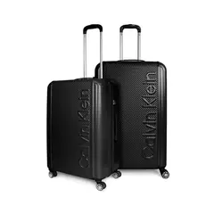 CALVIN KLEIN - Pack 2 maletas Rome mediana 20kg + L 23kg negra