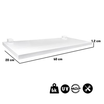 Imagen 2 del producto Repisas Kids 60 Blanco Pack 2